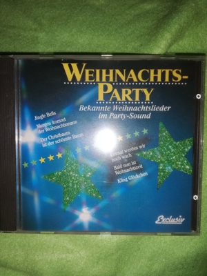 CD Weihnachtsparty Bekannte Weihnachtslieder im Partysound, 17 Lieder Bild 1