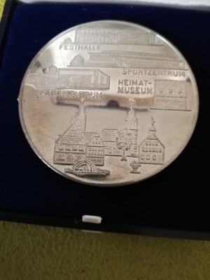 Medaille 1000 Jahre Renningen 1991 6 cm Durchmesser 