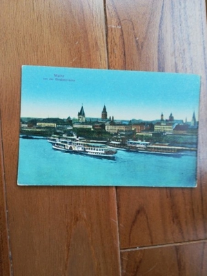 AK Mainz von der Straßenbrücke ca 1910 Versand für 1