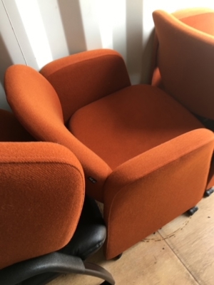 4 Super Sessel mit Rollen Marke Ahrends Bild 4