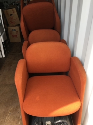 4 Super Sessel mit Rollen Marke Ahrends Bild 2