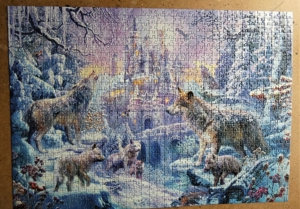 Puzzle 1000 Teile / Arktische Wölfe / ca-70 x 50 cm / neuwertig Bild 3
