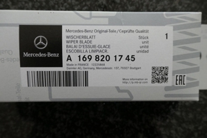 Original Mercedes GLE ML W166 Teilesatz Wischerblätter Frontscheibe und 1 Wischerblatt Heckscheibe Bild 5