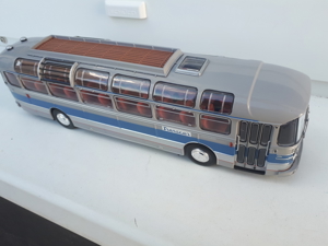 Modellauto 1:43--.NOREV...Bus Saviem S 53 M Transcar 530012  ca 22 cm lang Bild 4