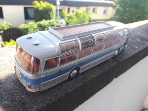 Modellauto 1:43--.NOREV...Bus Saviem S 53 M Transcar 530012  ca 22 cm lang Bild 3
