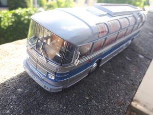 Modellauto 1:43--.NOREV...Bus Saviem S 53 M Transcar 530012  ca 22 cm lang