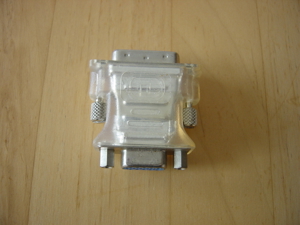 Adapter DVI-I-Stecker 24+5 Polig auf VGA-Buchse Bild 1