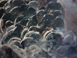 Acryl Bild vom Künstler 100x150 cm BTC BITCOIN Bild 12