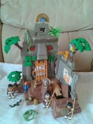 Playmobil: Dschungelruine***Inka Tempel***viel Zubehör Bild 4