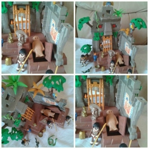 Playmobil: Dschungelruine***Inka Tempel***viel Zubehör Bild 1