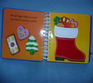 Weihnachts-Fühlbuch , Pappbuch zum Fühlen... Coppenrath Bild 5