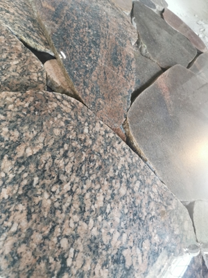 Wandverkleidung Steine; Shnitt steine; feldsteine; Natursteine; Steine; Cut stone Bild 11