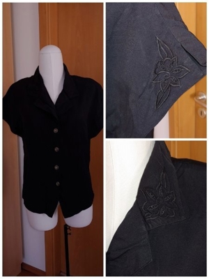 Schicke Bluse mit Stickerei