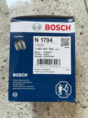 Bosch N1704 - Dieselfilter Bild 2