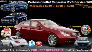 Mercedes CLS 219 218 C219 C218 X218 Reparatur CD Service Werkstatthandbuch WIS DVD Bild 13