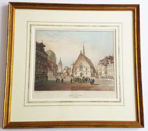 Lithografie Billmark Jacottet 1860 Jakobskirche Nürnberg Altstadt Grafik Nuremberg Bild 13