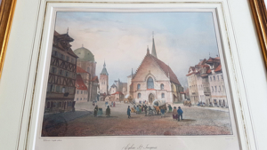 Lithografie Billmark Jacottet 1860 Jakobskirche Nürnberg Altstadt Grafik Nuremberg Bild 12