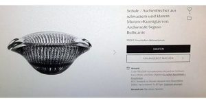 Murano Schale Aschenbecher wohl von Archimede Seguso Bullicante 50er Jahre Bild 15
