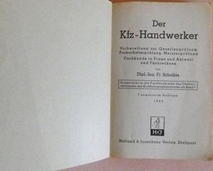 Der Kfz-Handwerker / von Dipl.-Ing. Fr. Schelkle 1963 Bild 3