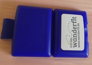 Butterbrotdose / Aufbewahrungsdose / Kunststoff blau ca. 17,5/12,5/5,5 cm NEU Bild 3