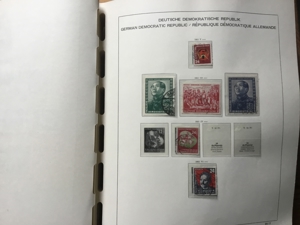 DDR Briefmarken großer Posten mit Zubehör Bild 9