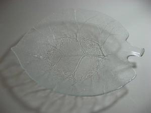 Glasschale in Blattform - neuwertig - Bild 2