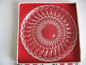 Kuchen Tortenplatte Glas - neuwertig Bild 2
