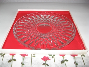 Kuchen Tortenplatte Glas - neuwertig Bild 1