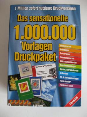 CD-ROMs, 5 St., 1 Mio Druckvorlagen, nwtg.