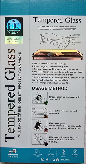 1x Schutzglas für SAMSUNG S21 Ultra 5G  Schutzfolie 9H, neu, OVP Bild 2