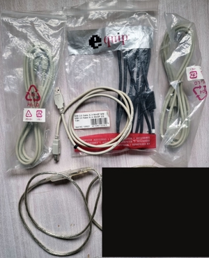 5x USB-Kabel und Verlängerungen, neue und gebrauchte, unterschiedliche Längen Bild 2