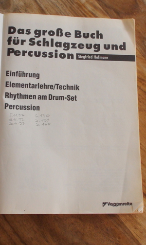 Das große Buch für Schlagzeug und Percussion OHNE CD, S. Hofmann Bild 6