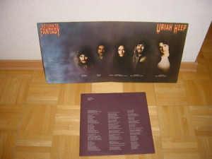 Uriah Heep Musiktitel Return to Fantasy original LP von 1975 Bronze Bild 3