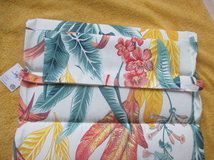 NEU mit ETIKETT Niederlehner Polster Garten STUHL SESSEL AUFLAGE Modell: Bilbao Floral bunt Bild 2