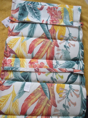NEU mit ETIKETT Niederlehner Polster Garten STUHL SESSEL AUFLAGE Modell: Bilbao Floral bunt Bild 4
