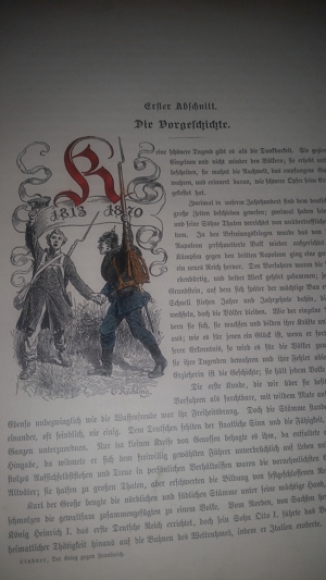 Illustriertes Buch Krieg gegen Frankreich v. 1870 zu verkaufem Bild 3