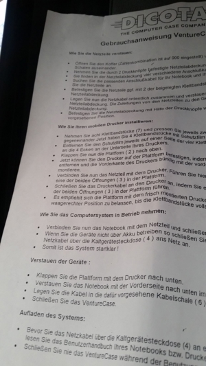 neuer unbenutzter DICOTA Notebook-Koffer zu veräußern Bild 8