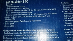 HP Scan Jet 4300 C Colorscanner und HP DeskJet 840 CDrucker Bild 2