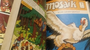 Diverse nach Jahren gebundene Mosaikcomiks aus der ehem. DDR Bild 4