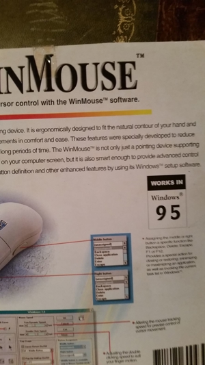 noch original A 4 Tech Mouse verpackte WIN Mouse zu verkaufen Bild 5