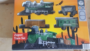 WESTERNEXPRESS ZUG SET LOK UND WAGGONS UND SCHIENEN