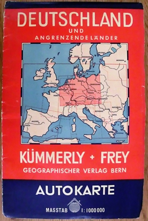 Alte Landkarten - Autokarten - Straßenkarten - Europa - Amerika Bild 6