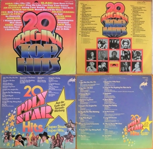 Konvolut Langspielplatten, LPs, Hits 70er u. 80er Jahre Bild 4