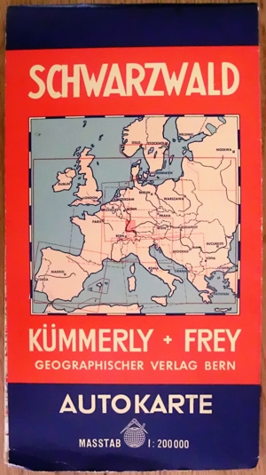 Alte Landkarten - Autokarten - Straßenkarten - Europa - Amerika Bild 7