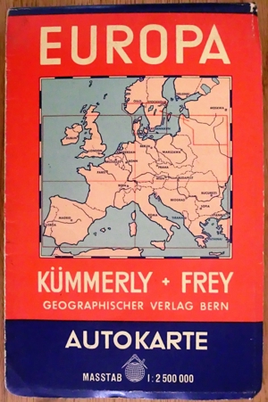 Alte Landkarten - Autokarten - Straßenkarten - Europa - Amerika Bild 5