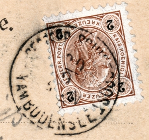 Bregenz, Correspondenz-Karte, Schiffspost, Baronin von Schenck, Schweinsberg, Mathilde v. Ploennies, Bild 4
