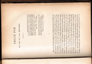Histoires extraordinaires par Edgar Poe traductin de Charles Baudelaire, Nouvelle Edition Bild 2