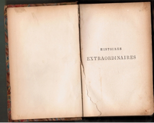 Histoires extraordinaires par Edgar Poe traductin de Charles Baudelaire, Nouvelle Edition Bild 3