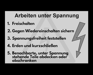 Lehrgang- Arbeiten unter Spannung