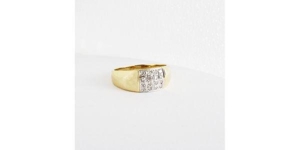 Ring Gold 585er Diamanten 14 kt Goldschmuck Edelstein Damen Bild 7
